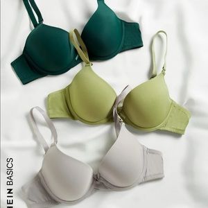 3 Pack Solid Underwire Bra Set BRAND NEW!